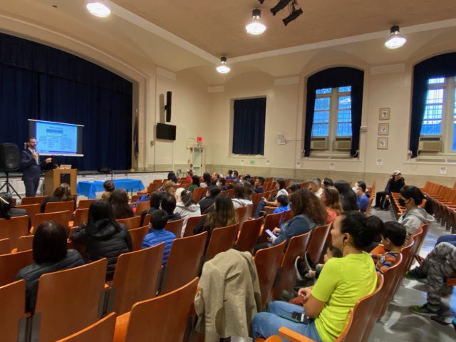 20_doe's tweet photo. Happening Now: Last stop on the Superintendent Fall Listening Tour at 20K204 with Dr. David Pretto. Thx to Principal Sainato for hosting! #ALLMeansALL #D20Strong @pretto_david @D20StudentSvcs @Lucia_Medina3 @DOEChancellor @DK_BlackburnNYC @ruxdanika @CECDistrict20 https://t.co/jki10S72U0