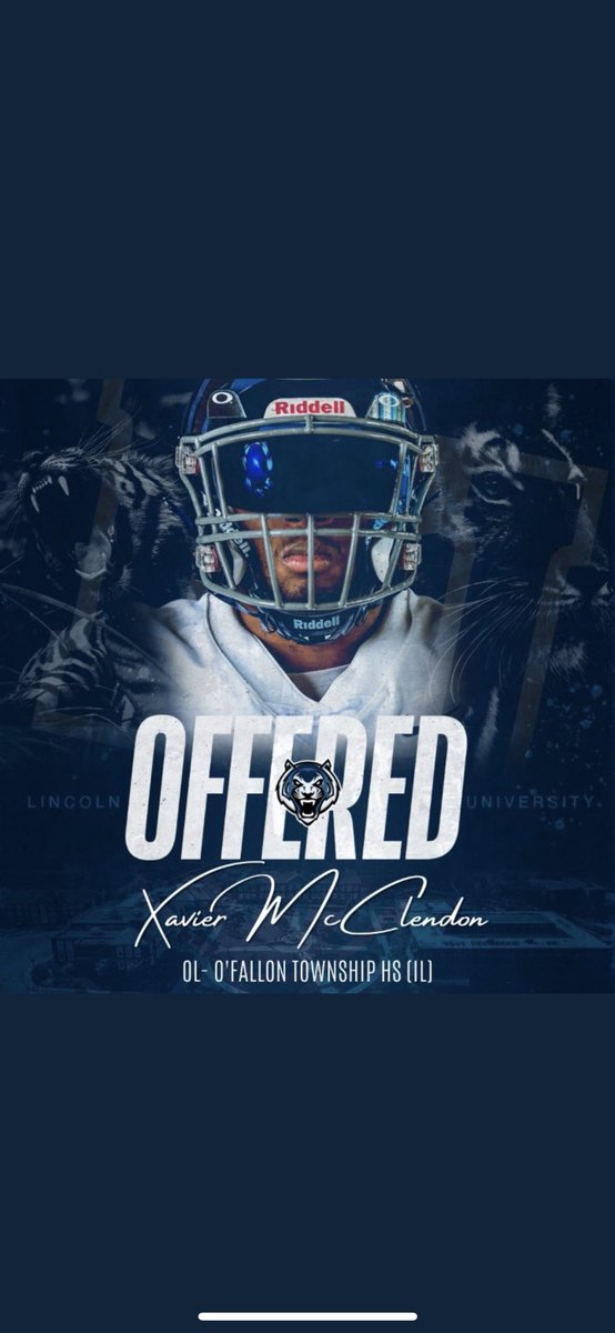 O'Fallon Football (@OFallonFootball) on Twitter photo 2022-10-06 23:43:25 Congrats to Senior OL Xavier McClendon on the offer to @LUMO_FB #BrickByBrick Congrats to Senior OL Xavier McClendon on the offer to @LUMO_FB #BrickByBrick