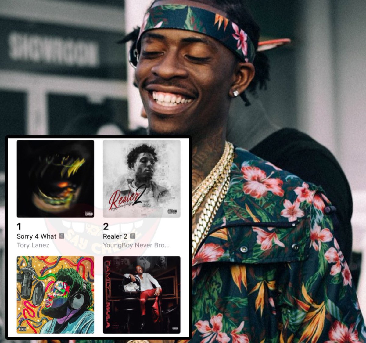 SaycheeseDGTL's tweet photo. He’s back!!? Rich Homie Quan’s new project reaches top 4 on Apple Music! https://t.co/qAG0cqMwUp