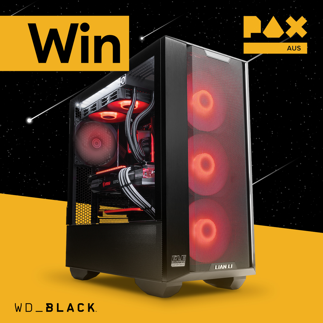 PLEComputers's tweet image. To celebrate #PAXAus we're giving you the chance to WIN a gaming PC! ⭐

Anyone can enter, but if you're attending PAX, you can receive an extra 50 entries by finding all of our PCs at the event!

Enter + check out our HOT PAX deals 👇
ple.to/PAX2022