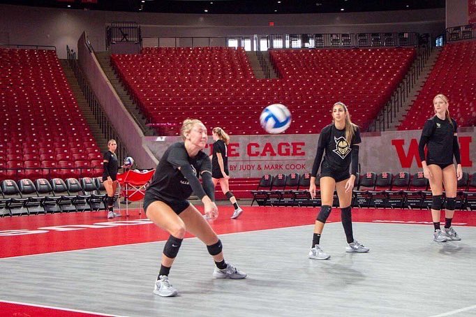 UCF_Volleyball's tweet photo. Practice flicks 📸 and rooftop views 

#ChargeOn https://t.co/L43wO6Yl0n