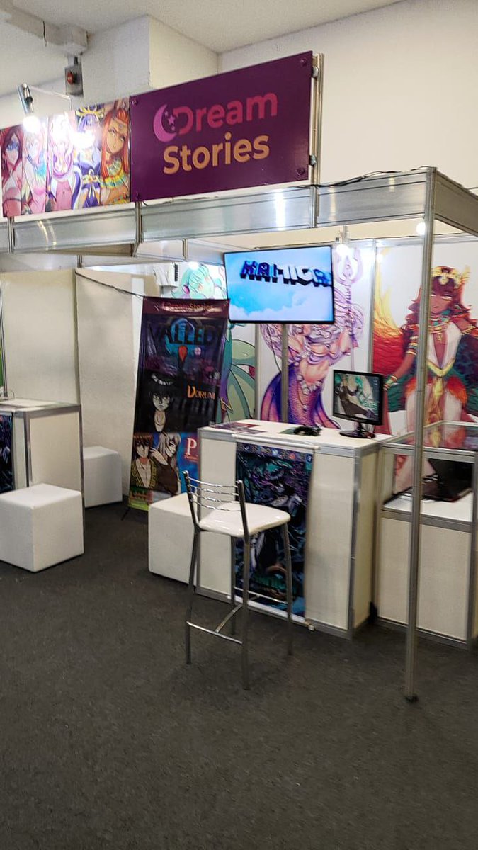 johnatancastro9's tweet photo. Dream Stories na BGS, bora lá conhecer os jogos da galera meu povo #kamigami #valled #vorum #BGS22 #phamtasmagorik #indiegames #IndieGameDev @CondadoBveheart @centro_rpgmaker @ATocaDoDragao @DreamStoriesSt @DrXGB https://t.co/hD9PP5faw1