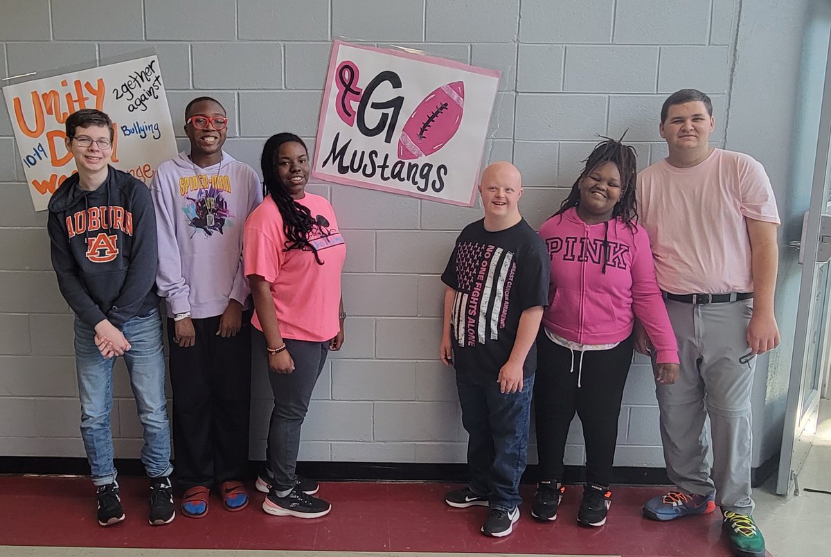ChhsMightyStang's tweet photo. Breast Cancer Awareness Month
 💗💞💕 @TweetDCS_CHHS @DCSeNews #SupportingTheFighters #BreastCancerAwareness #AdmiringTheSurvivors #TackleCancer https://t.co/gazboA1ZO3