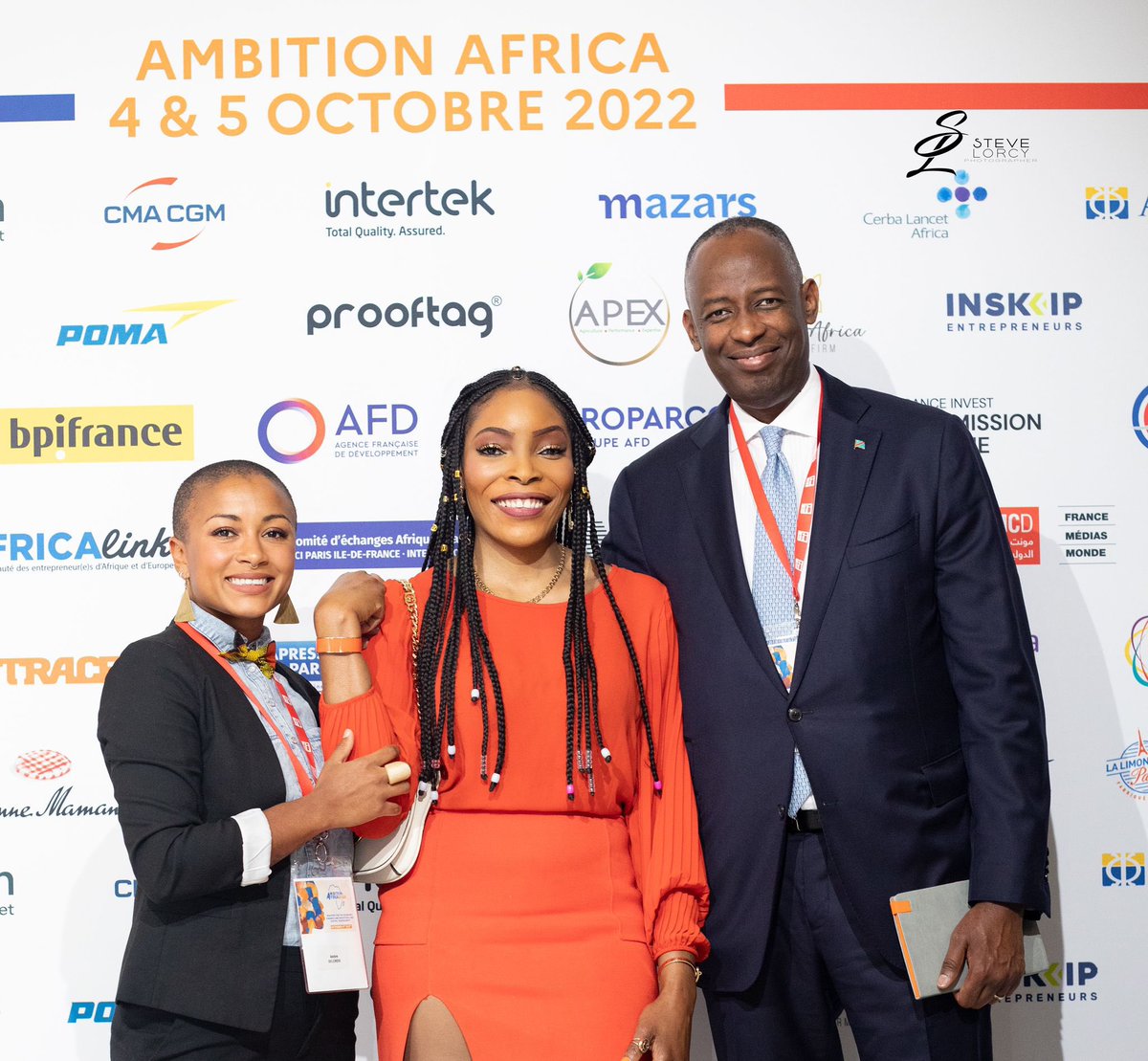 Such a pleasure to be part of the  Democratic Republic of Congo’s delegation to Ambition Africa 2022 under the lead of Her Excellency the Minister of mining Antoinette N'Samba Kalambayi who is the country’s first female mining minister. #womenleadership #DRC #AmbitionAfrica2022