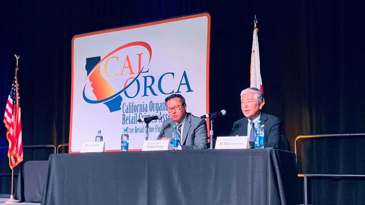 AsmMuratsuchi's tweet photo. This week, I spoke at the @Cal_ORCA conference: “State of Retail Theft in California.” There is a strong call from voters for Sacramento to pass tangible solutions to this growing crisis. I talked about that there needs to be changes to Prop. 47. 1/2 https://t.co/BEcYvrhKmi
