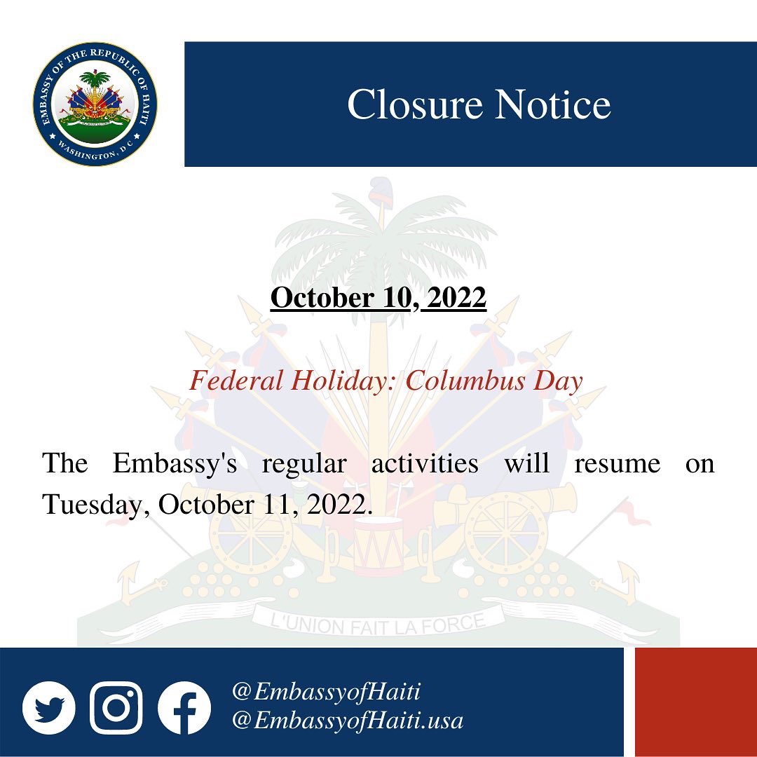 EmbassyOfHaiti's tweet photo. https://t.co/Zo8lhF060B