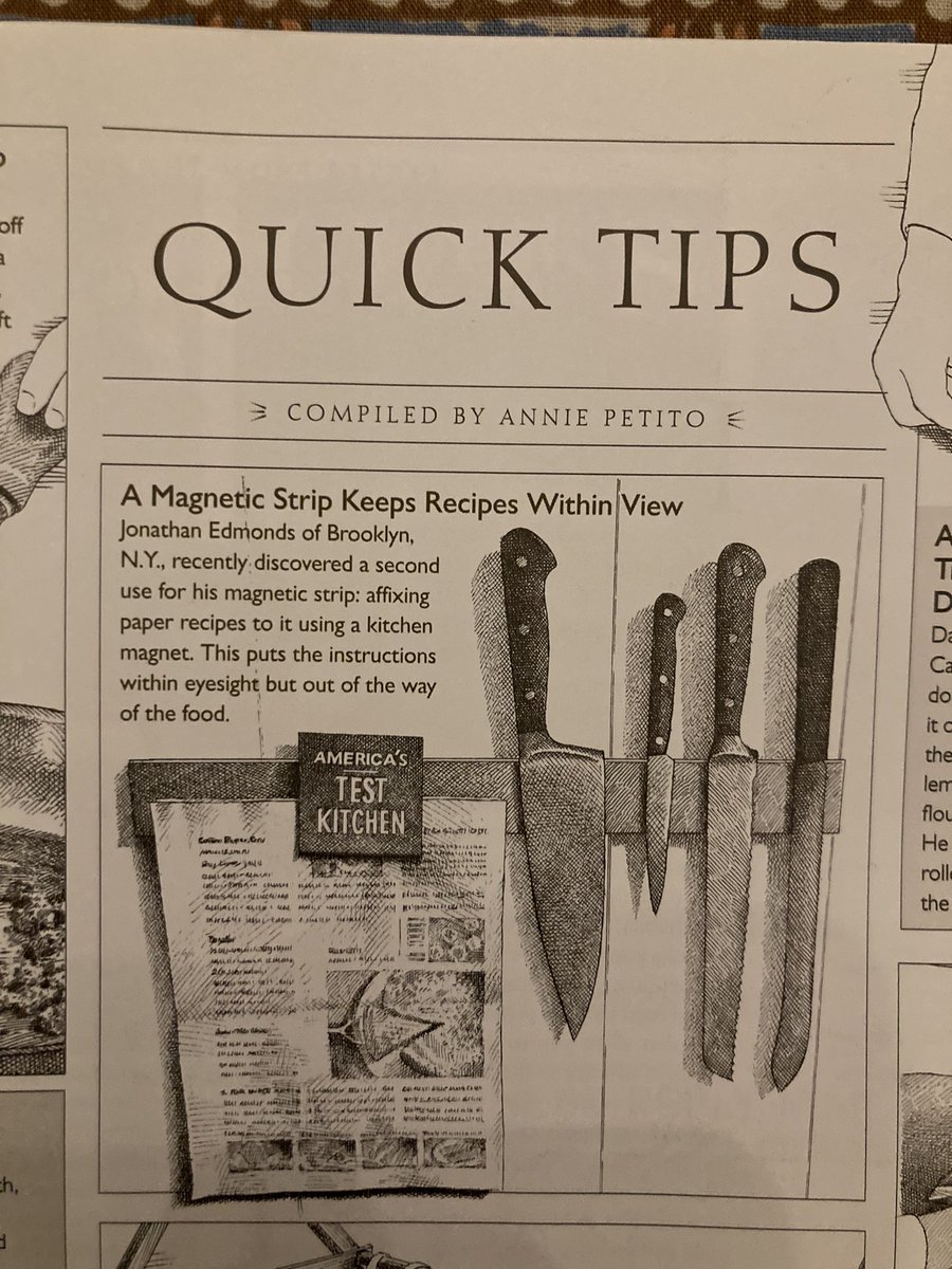 Hey, that is a good tip!  Thanks <a href="/TestKitchen/">America's Test Kitchen</a>  !