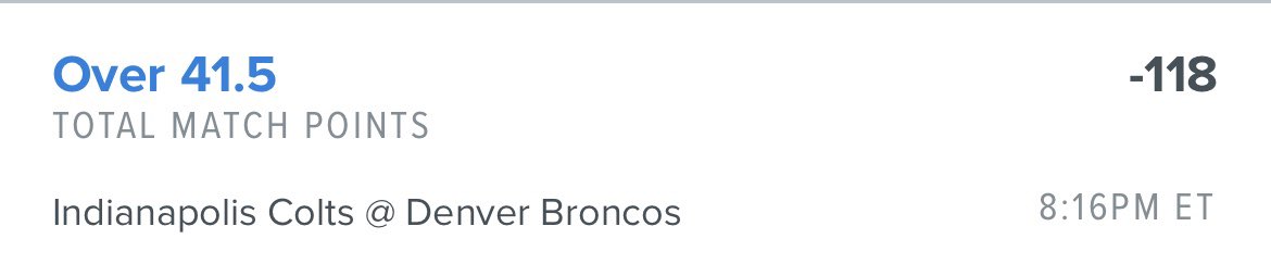 degen_sportz's tweet image. 2U on over 41.5

#lockofday #tnf