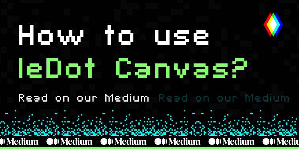 Hi folks! We are so happy to give you the opportunity to create and bring life to pixels!
Aren’t sure how to use #LeDot canvas? Read the whole instruction on our Medium: 
medium.com/@le-dot/le-dot…
#nftart #pixelart #NFTcommunity #cryptoart