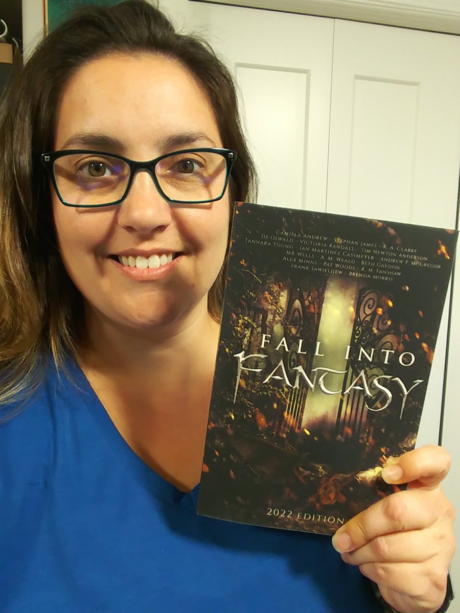 raclarkewrites's tweet photo. Well, look what I got in the mail! 💓The book looks awesome. I'm so excited to see my #fantasy story - a heartfelt tale about a librarian and her otherworldly buddy - in print. I've got some great stories to read now! Thanks @CloakedPress. 🔥 #readingcomunity #WritingCommunity https://t.co/d6rJeWSFuq