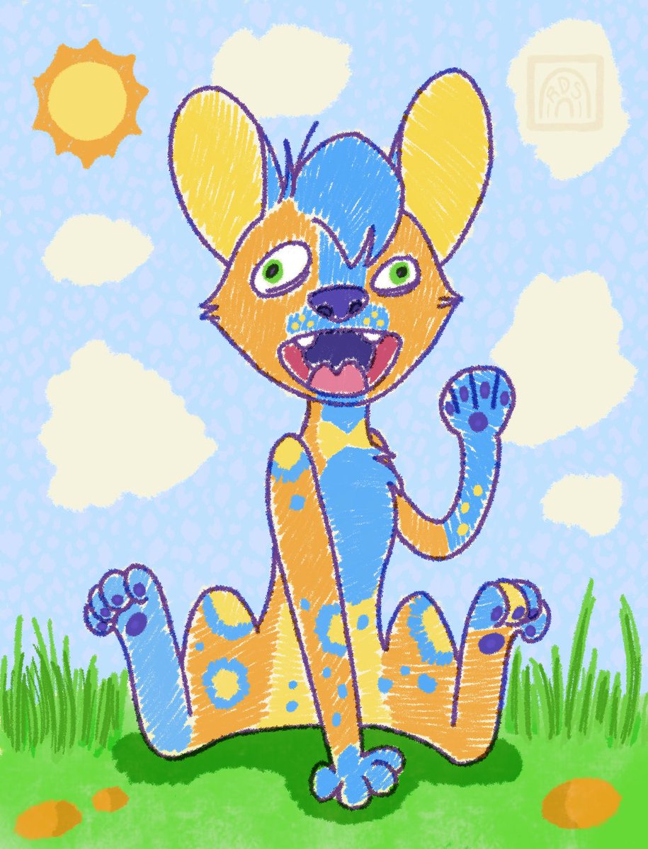 rainbowdogart's tweet photo. hh… hi ⛅️ https://t.co/WBYBpuE9rO