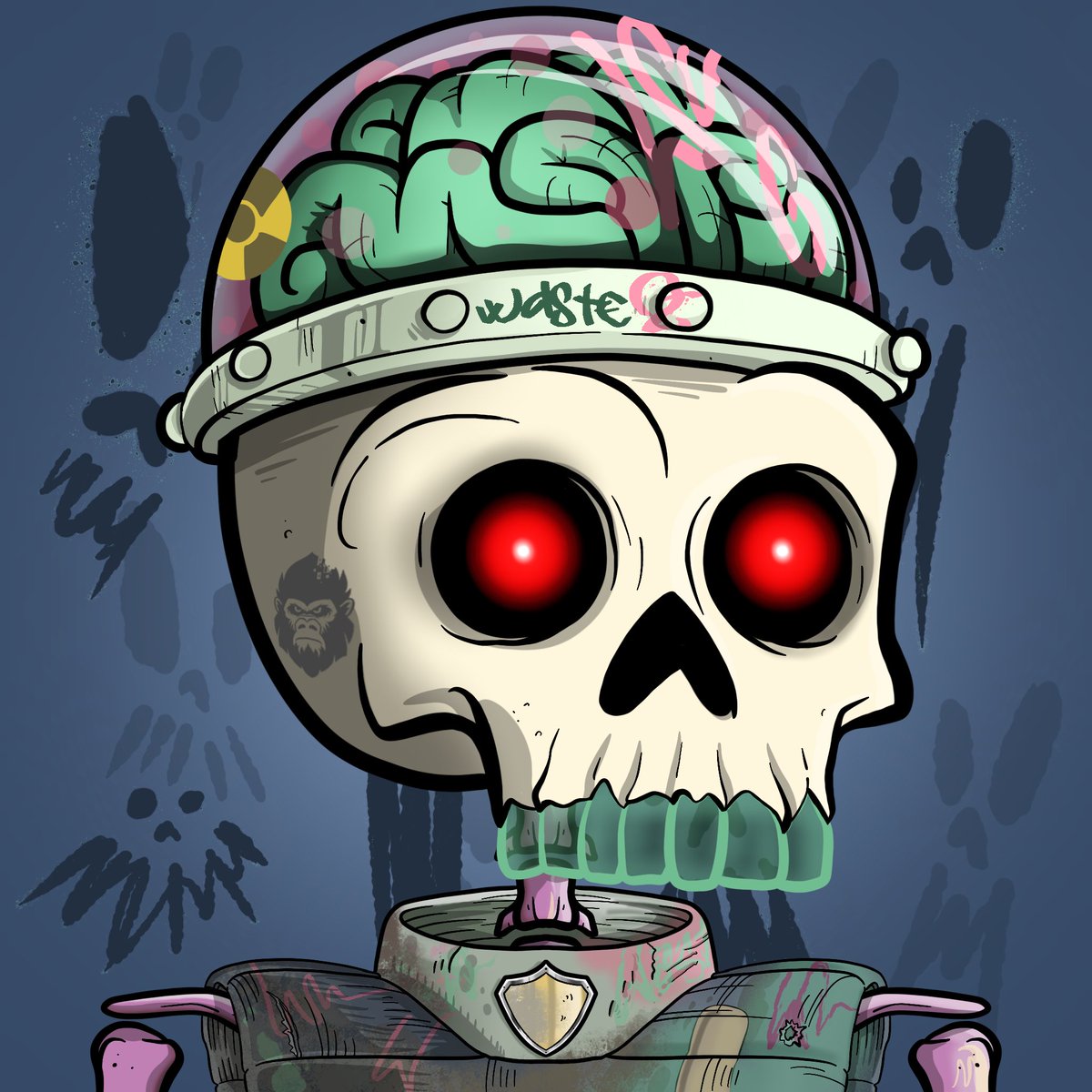 kartunetwork93's tweet photo. @Drop_Your_NFT_ The #spookySZN is on us and getting a @SkullClubNFT gives you a 9% chance of getting airdropped a high quality limited #skulleton! Look at this art 🔥
#skullaborations #solanaNFTs #skullclubDAO $DECAY #NFTCommunity https://t.co/7wlEO0v0bm