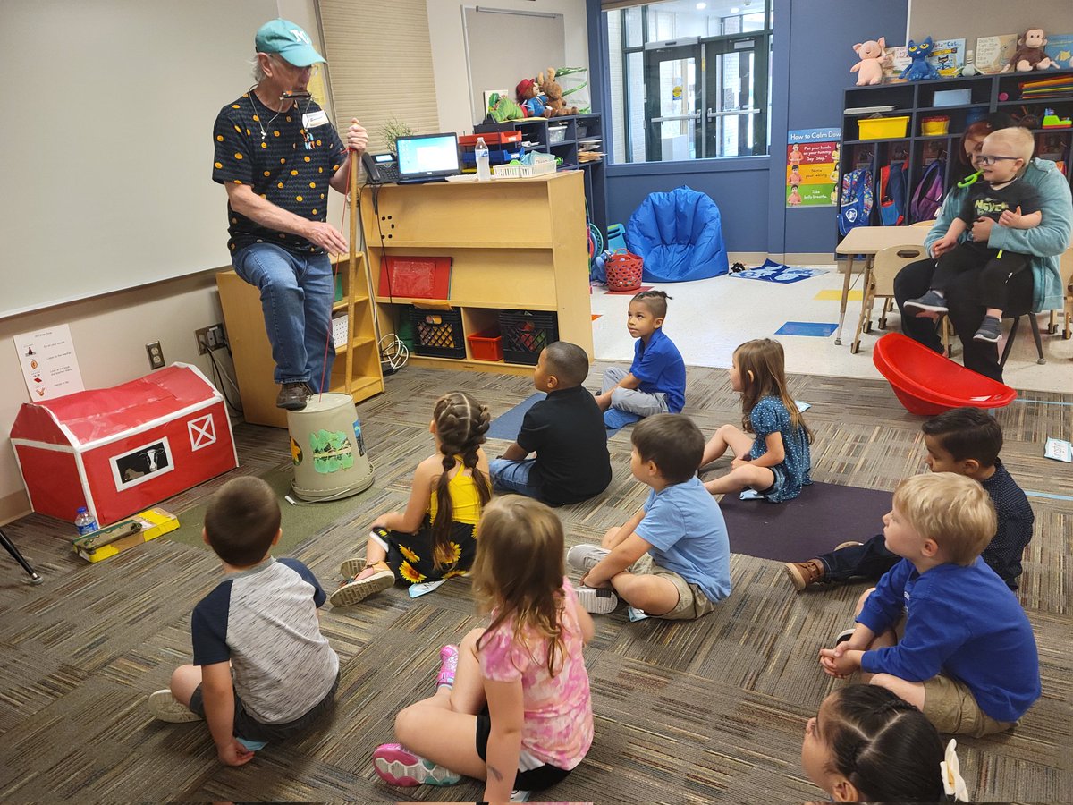 Yesterday, <a href="/Thad17Beach/">Thad Beach</a> came to visit our classroom. We learned about the pumpkin life cycle with songs and instruments. Always a fun time when Mr Beach comes to visit!