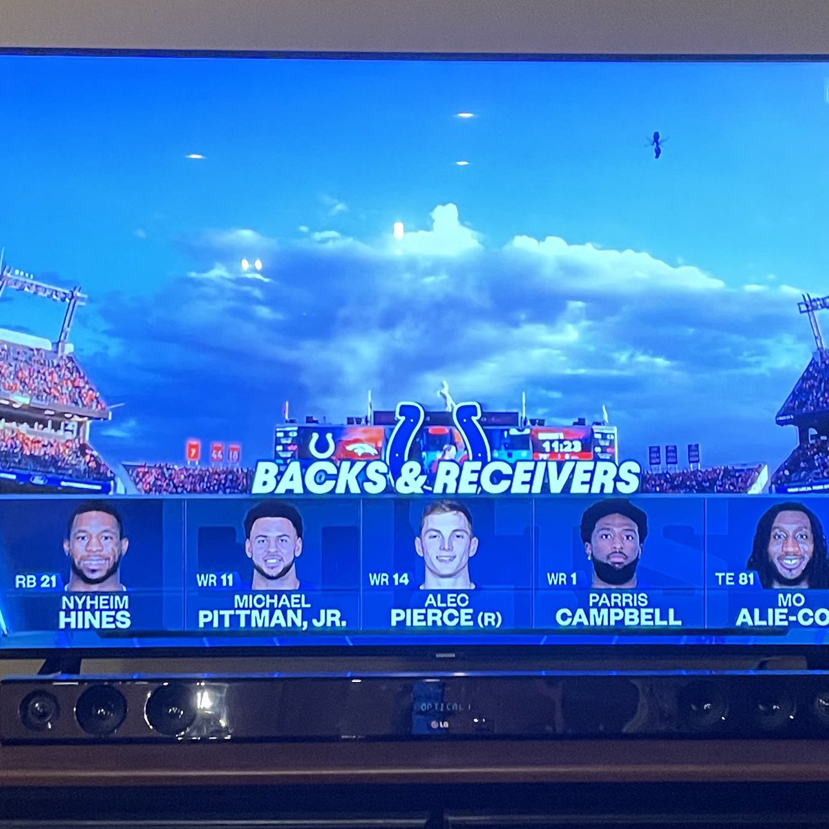 parshj's tweet photo. I, for one, welcome our new insect overlords. @Colts @wrtv https://t.co/Am3Q7UQVAG