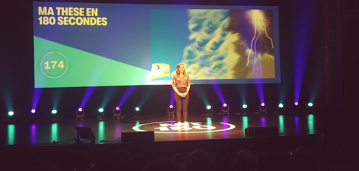 UGrenobleAlpes's tweet photo. Encore une magnifique prestation de @AlphanieMidelet doctorante UGA lors de la finale internationale #MT180 à Montréal  #goAlphanie https://t.co/6bjyq1kpkL