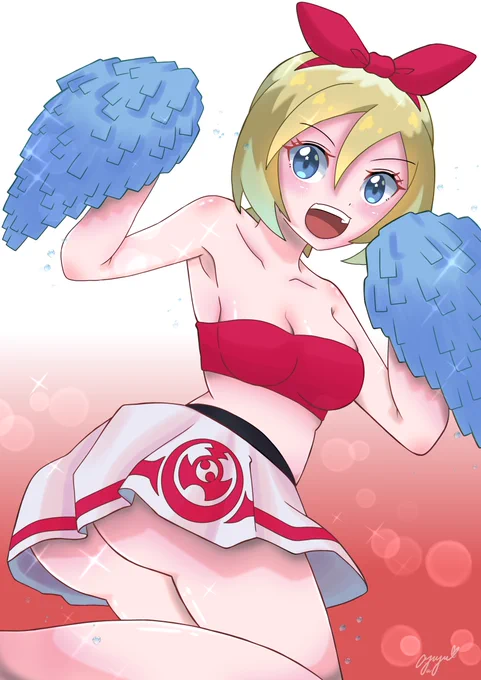 チアガールカイ(cheer girl Irida) #ポケモンイラスト 