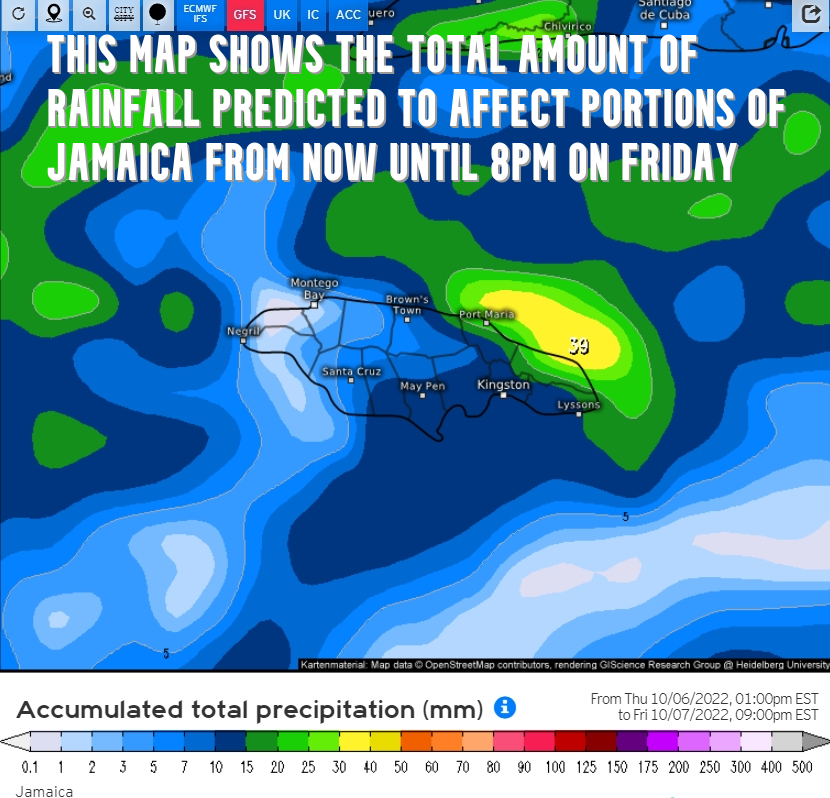 Weather Jamaica on Twitter "The ECMWF and GFS models are