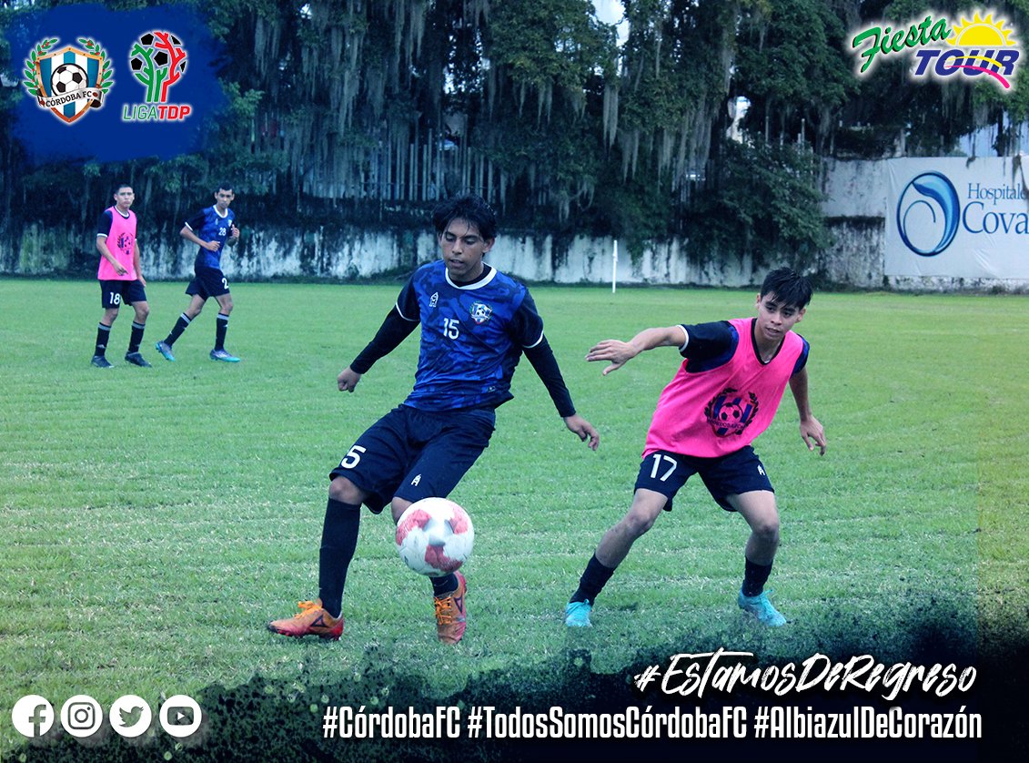 cordoba_fc3's tweet photo. #FiestaTour informa: nuestro primer equipo continúa su preparación de cara a su siguiente duelo como local. Hoy tocó entrenamiento en nuestra casa, el estadio Lic. Rafael Murillo Vidal 🏟️
#EstamosDeRegreso 😎
#DeportivoAlbiazul 💙 #TodosSomosCórdobaFC #AlbiazulDeCorazón 🔵⚪ https://t.co/wCASNhrPGO