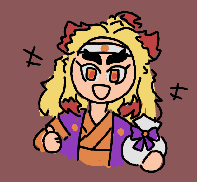 Randomizer07's tweet photo. Day 6 - demon slayer
// very rushed and it was gonna be muzan but now it's rengoku ! 
#Funtober2022 https://t.co/yZlzD0egaG