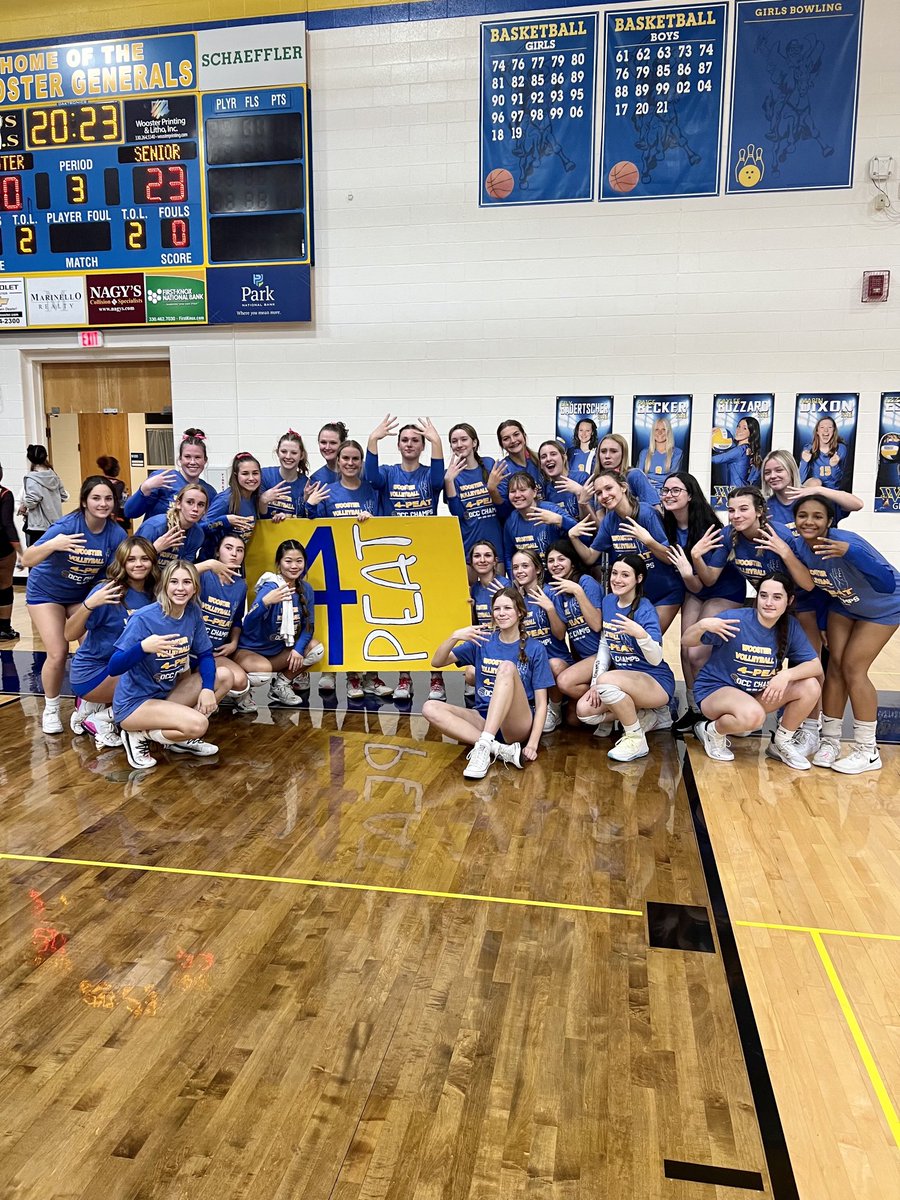 Congratulations to our Varsity  Volleyball team for being OCC Champions for the 4th consecutive year. #GoWoo