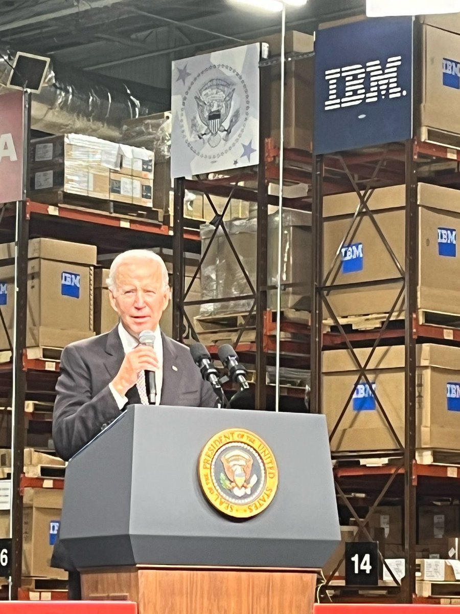 “IBM - an iconic American company that has more patents than any other US company in the world  - the source of American innovation, jobs, and pride. It is here where America's future is being built." President Joe Biden

PROUD 🇺🇸 <a href="/IBM/">IBM</a> <a href="/ibmconsulting/">IBM Consulting</a> <a href="/JoeBiden/">Joe Biden</a>