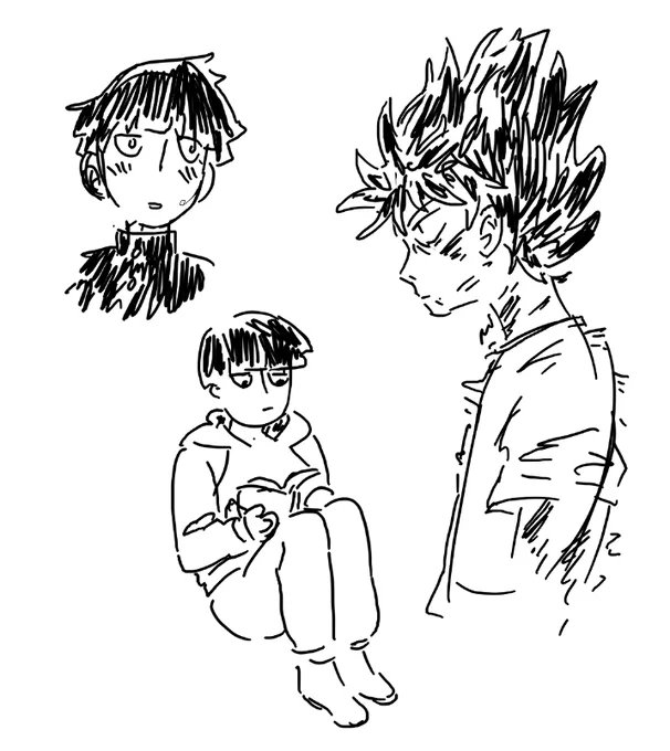 just a couple mob doodles before beds 