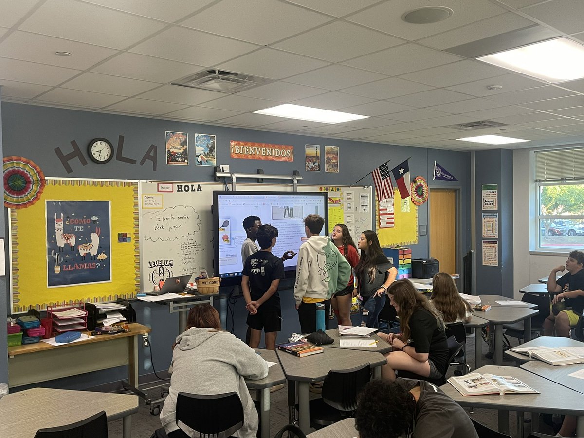 Manene Gonzalez (@gonzalezmanene) on Twitter photo Some time ago I read that students dare for someone they trust. Happy to see Spanish 1 8th graders reading for their class. <a href="/GrapevineMiddle/">Grapevine Middle</a> Some time ago I read that students dare for someone they trust. Happy to see Spanish 1 8th graders reading for their class. <a href="/GrapevineMiddle/">Grapevine Middle</a>
