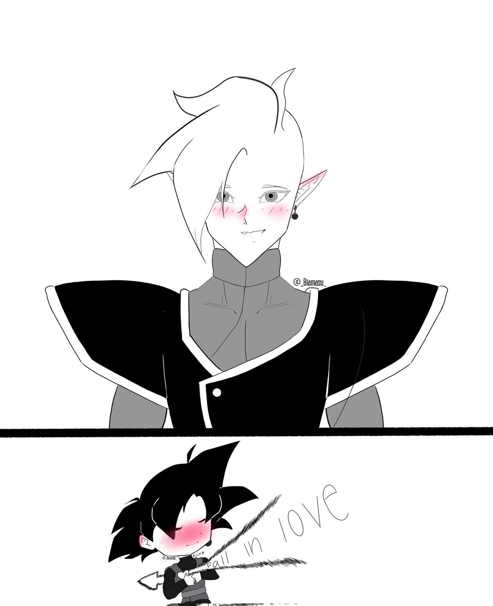 _Blamasu_'s tweet photo. Hi! I'm here for the Blamasu month, the BLAMASUTOBER.
This is... A simple drawing, made with love! <3
I hope to publish many more works this month!
#BlamasuWeek #Blamasumonth #GokuBlack #Zamasu https://t.co/8hGYWPIg22