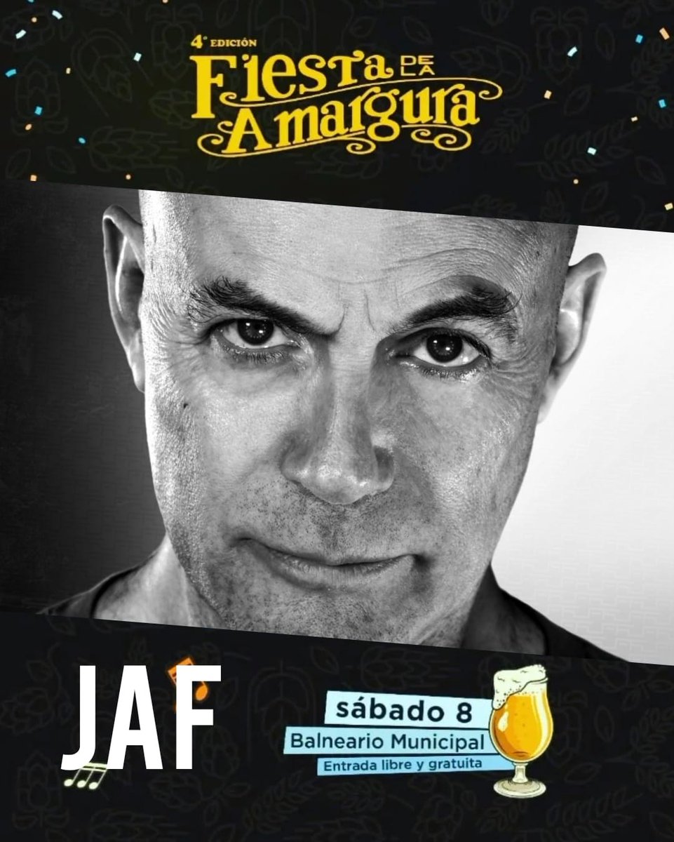 ATENCIÓN MERLO SAN LUIS 📢

Este Sábado JAF presente en la 4ta. @fiestadelaamargura en Merlo San Luis.

Mucho rock por las #rutasargentinas!! 🔥🎤🎸
.
.
#show #nuevoshow #musica #jafoficial #jaf #jafenvivo #sanluis #merlosanluis #merlo