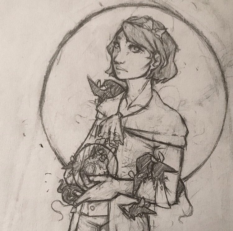 systemreset5's tweet image. It’s the 10th anniversary of dishonored soon? One of the first video games I fell in love with, that shaped a lot of my art style in a million tiny ways and yet I have so little fanart for it. I did this one maybe 3 years ago, but happy #Dishonored10 all the same!