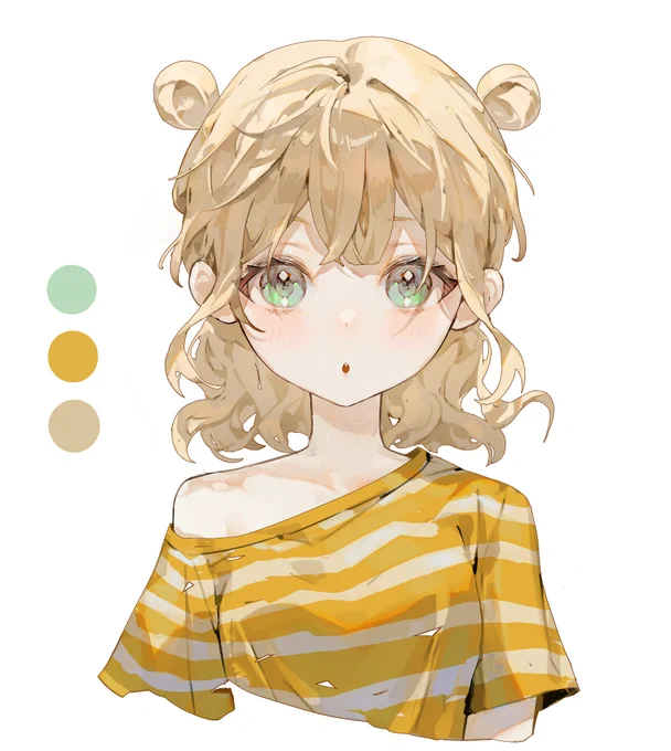 短髪oc with short hair#イラスト #絵#rkgk 