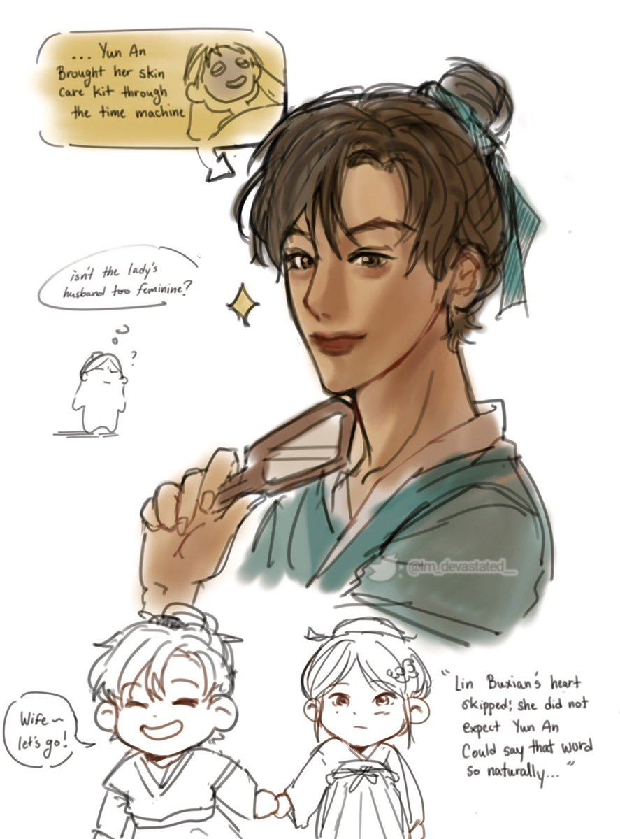 im_devastated__'s tweet photo. why does no one know about the lesbian time traveler and rich girlboss who fake dated and fell in love #ruzhui https://t.co/JGvGInOGp5