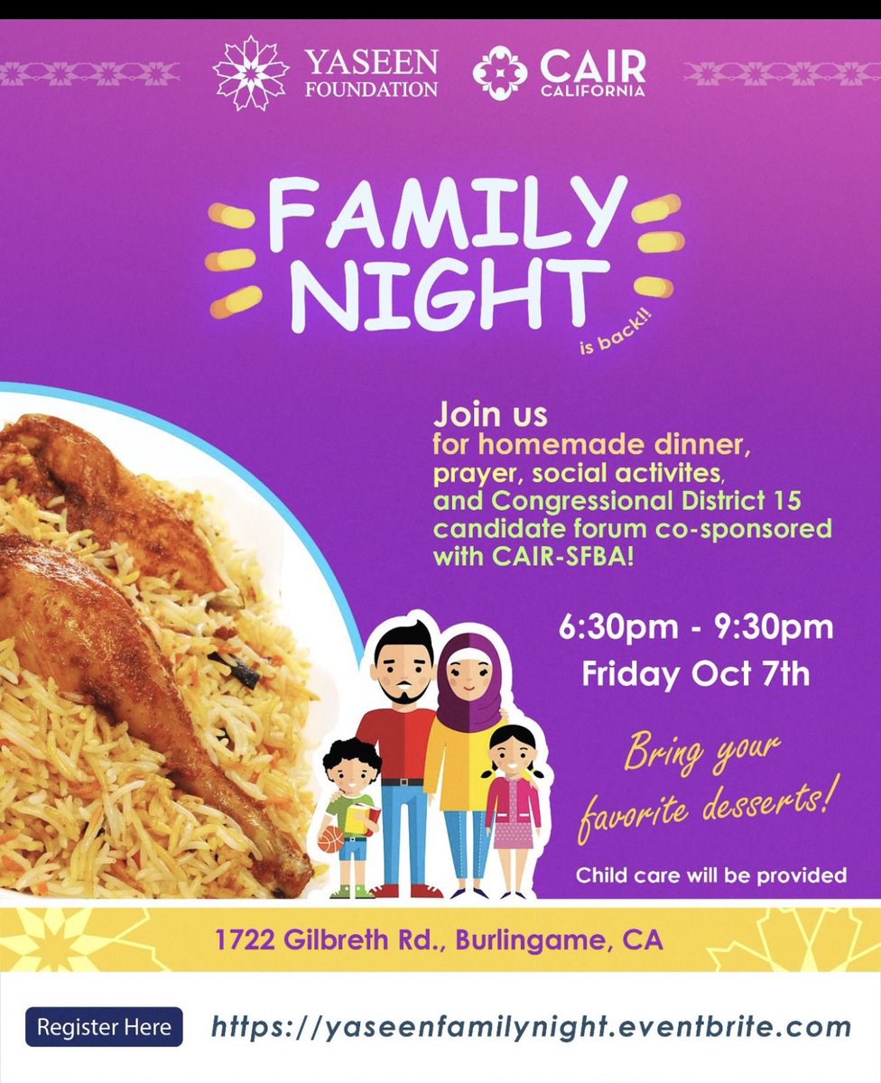 davidcanepa's tweet photo. I'm excited to join CAIR-SFBA at Yaseen Family Night and voter forum this Friday in Burlingame, to talk with the community about the most important issues facing our district. https://t.co/1K5ottZDes