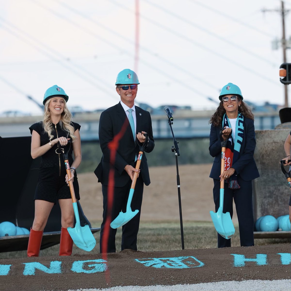 Making history… again. We’ve officially broke ground on the world’s first stadium purpose-built for a women’s professional team.