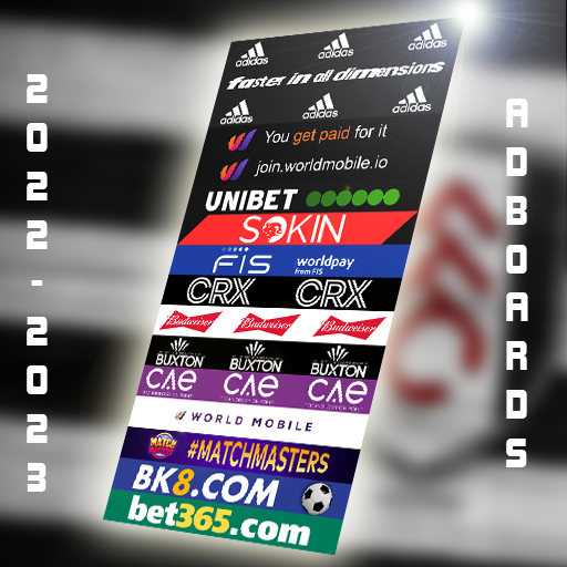 Southwest87G's tweet photo. New Fulham's adboards for the season 22-23 #FIFA22 #FIFA23 https://t.co/Czv4qdM0tb