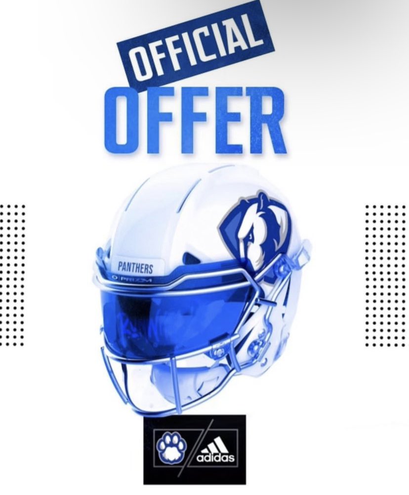 Im extremely blessed to receive my six offer from eastern Illinois 💙🤍<a href="/CoachDerickson/">Kyle Derickson</a>