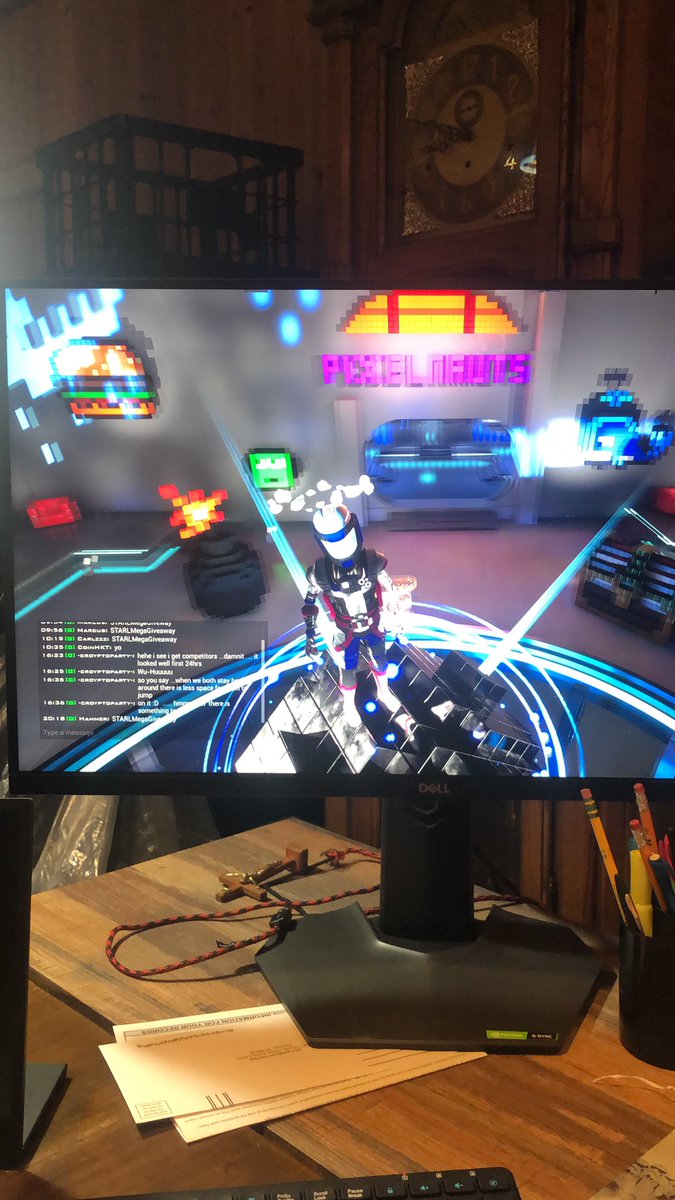 QuiGon_Kenobi's tweet photo. @StarLinkETH @cbcbken Jumped over the ball at least 10 times before sticking the landing 🤙🏼. #STARLMegaGiveaway #PixelnautLounge #StarlinkPixelnauts #STARL #STARLPal #Hammer https://t.co/Tfp3JIGkHc