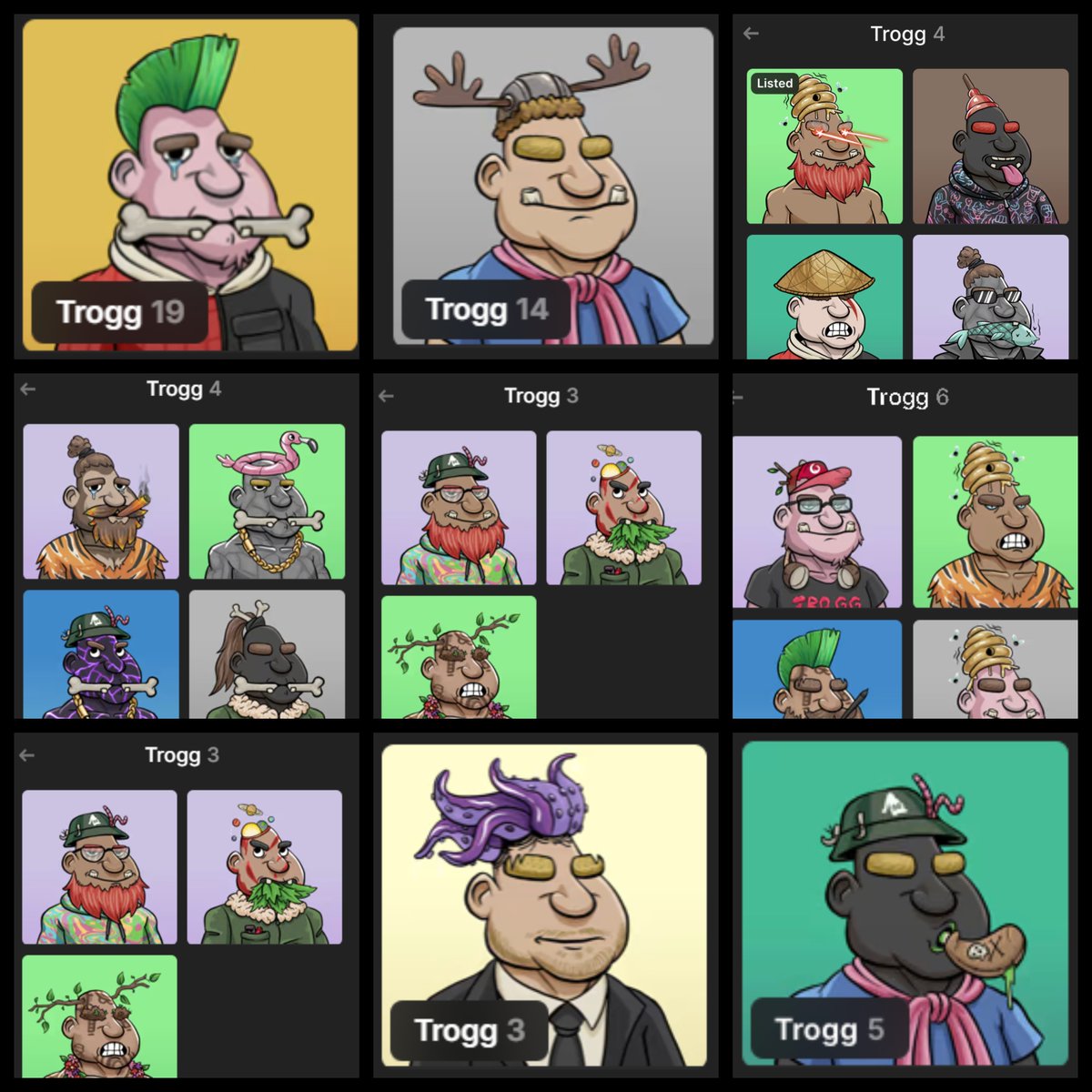 Node_Doctor's tweet image. Just some of the many hits from the Trogg drop. Check out our full success on discord! discord.gg/nodedoctor