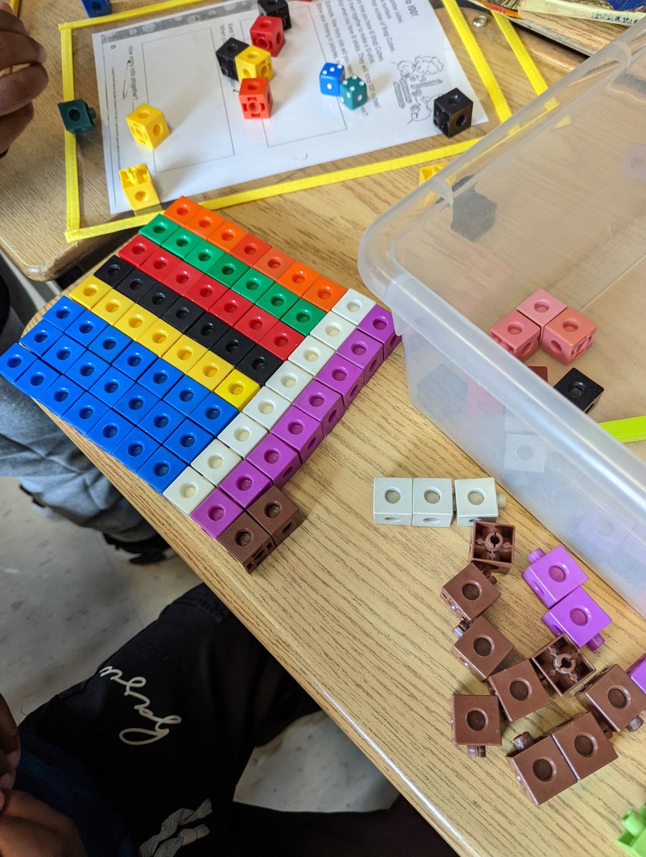 Math is fun! Working on representing 100 with games and cubes 

#math #primarymath #gradeone #gradetwo