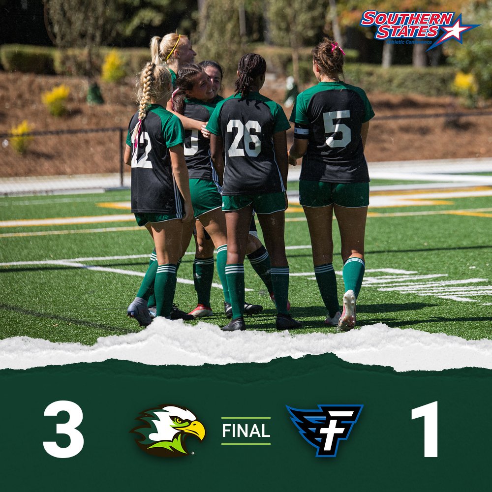 LifeUAthletics's tweet photo. FIRST CONFERENCE WIN!!

The @LifeUWSOC team captures its first @SSACsports victory of the season, dominating Faulkner on the road by a score of 3-1! The team's scores were evenly split, coming off the feet of Sarah Slingluff, Anakah Madril, and Jeanne Brigand! https://t.co/Cfkr0tVrA8