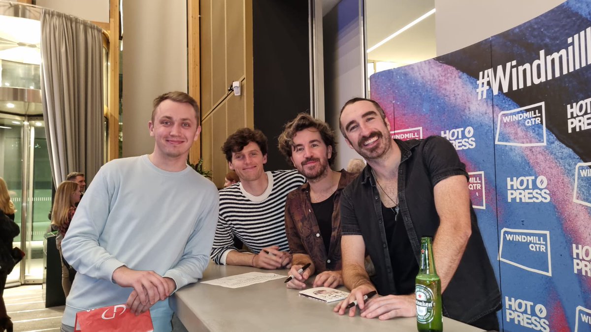 JohnMorleyNews's tweet photo. Amazing night at @TheCoronas launch of their 7th album #timestopped at #windmilllive ππ You should definitely get your hands on a copy and help the lads make it 3 Irish No. 1 albums in-a-row πππ Cheers to @hotpress for a great night π€ https://t.co/QUd4T5HBmo