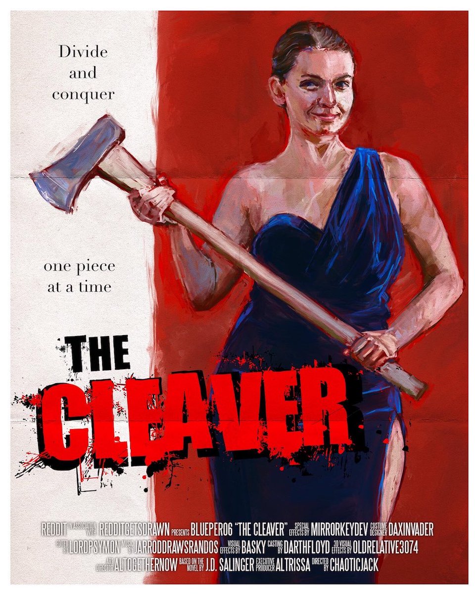 Look out! u/blueper06 has an axe to grind. My latest for #redditgetsdrawn.

Made with <a href="/Procreate/">Procreate</a>.

#artistsontwitter #digitalart #rgd #portraitart #horrormonth #grindhouse #movieposter #procreate