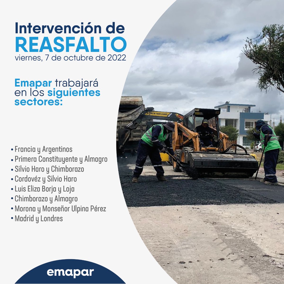 EmaparRio's tweet photo. Precaución vehicular y peatonal por trabajos de asfaltado. https://t.co/xrgBg0Om8q