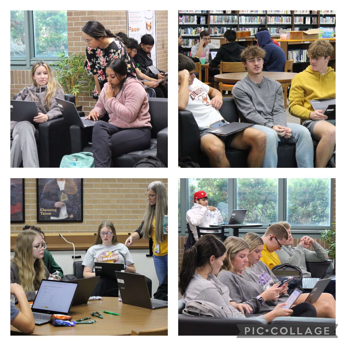 HHS College Application Day for the Class of 2023! We tackled admissions, scholarship, and financial aid applications and even some resume writing and career research.  Thank You to GCCC Admissions and Financial Aid departments for joining us! #LonghornLegacy #HornsUp #ApplyKS