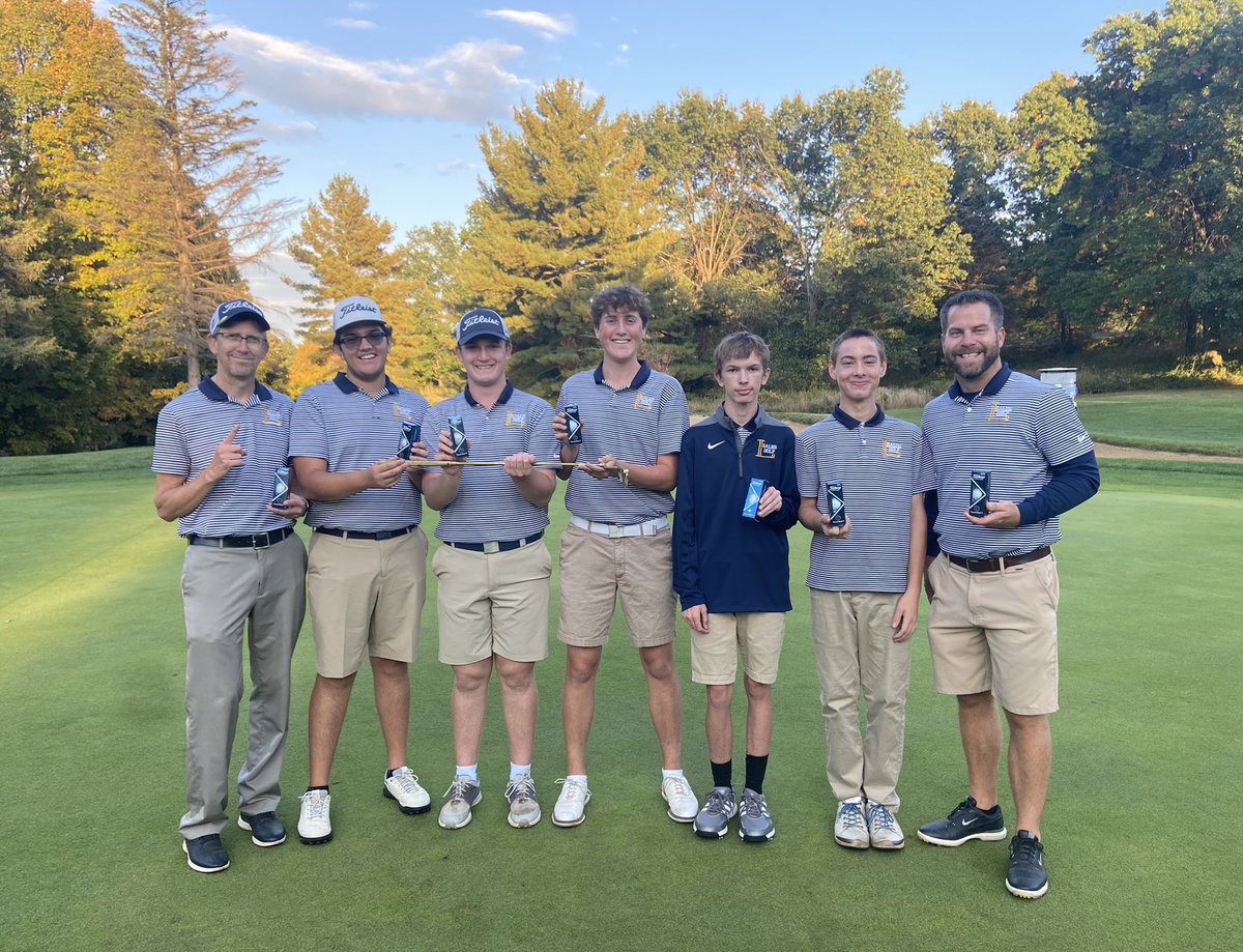 coachtruex's tweet photo. Captain @p_cohen14 led his team to a big victory tonight earning the Golden Putter Trophy and sleeves of Ryder Cup Champ balls for the entire squad! #GalesGolf #ParTeeTime https://t.co/UCaw7niuQv
