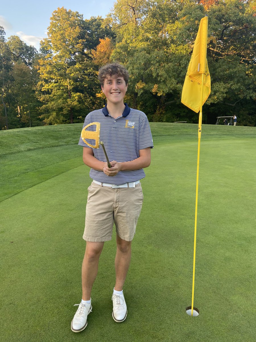 coachtruex's tweet photo. Captain @p_cohen14 led his team to a big victory tonight earning the Golden Putter Trophy and sleeves of Ryder Cup Champ balls for the entire squad! #GalesGolf #ParTeeTime https://t.co/UCaw7niuQv