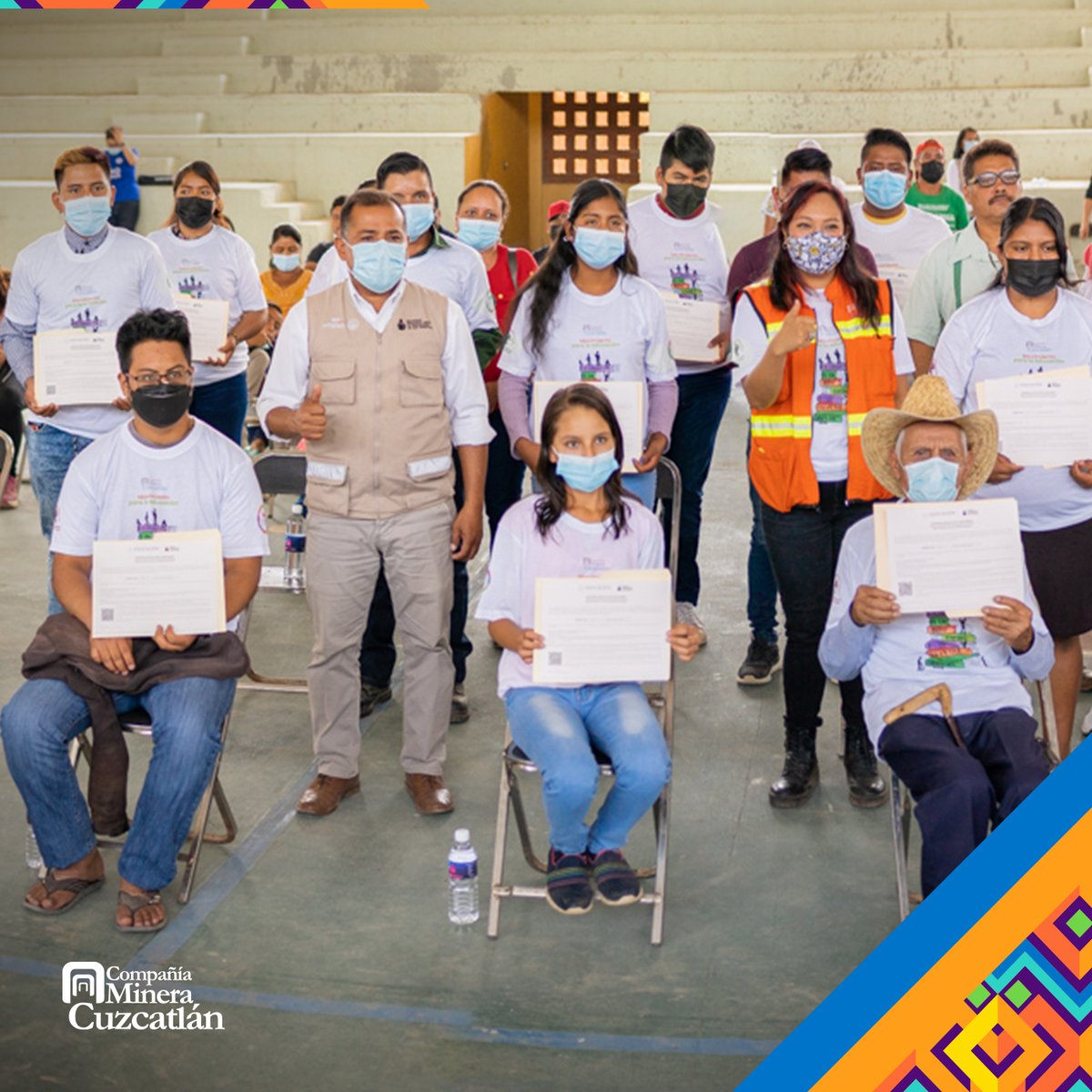 MineraCuzcatlan's tweet image. We generate shared value with the communities through efficient production, environmental protection, social responsibility, and support of local productive projects. #MiningMexico #SustainableMining