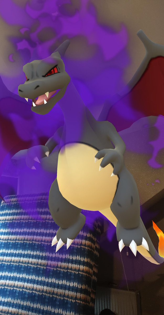 Suhail786Hafeez's tweet photo. Shiny Shadow Charizard #PokemonGO #shadowpokemon #pokemongocharizard #ShinyPokemon #pokemongoshadow https://t.co/Yw3clqjS4b
