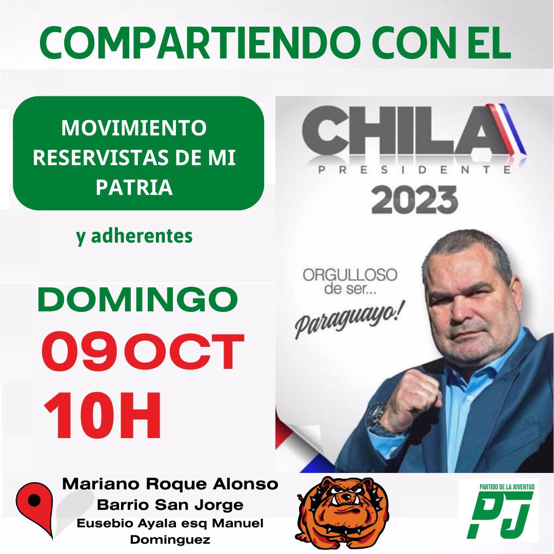 matorales1979's tweet photo. #OrgullosoDeSerParaguayo
#ChilavertPresidente2023 https://t.co/avzEfDFJTQ