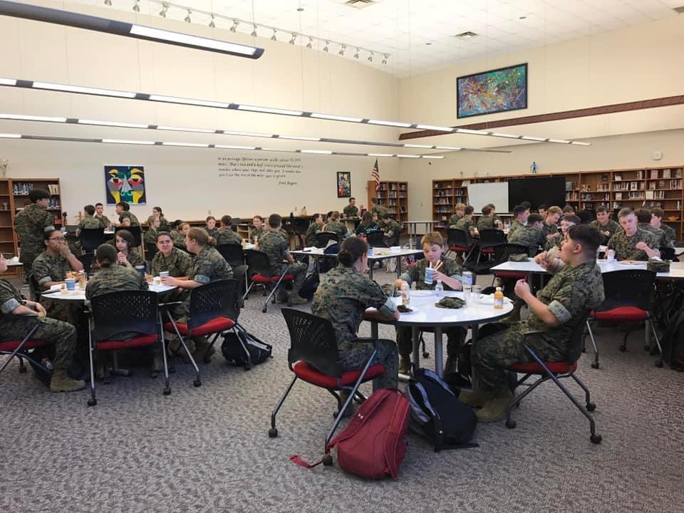 West Allegheny hosting a special breakfast for our JROTC students for their service.